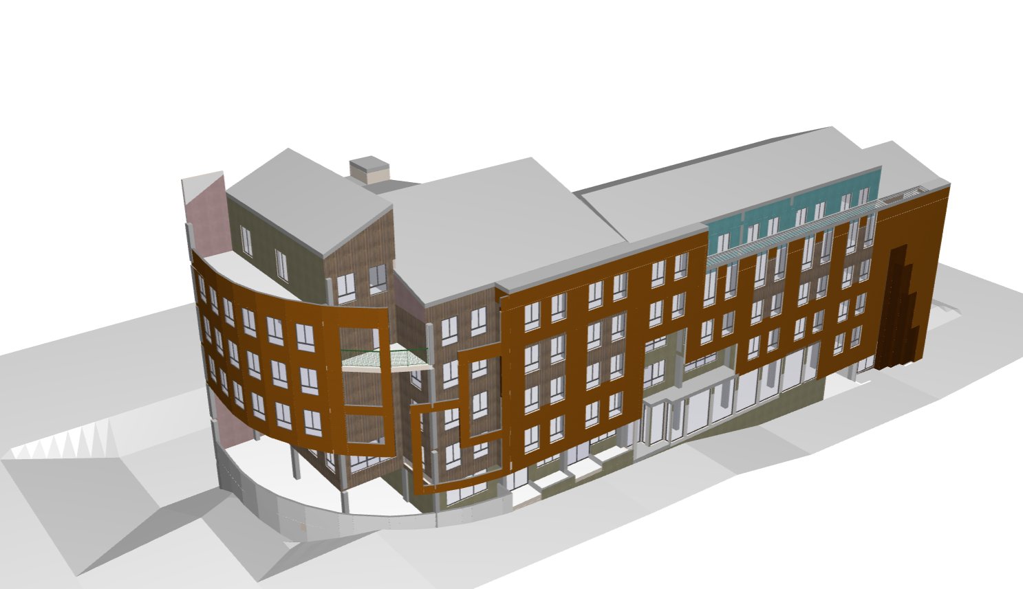 Maquette BIM d'un bâtiment existant